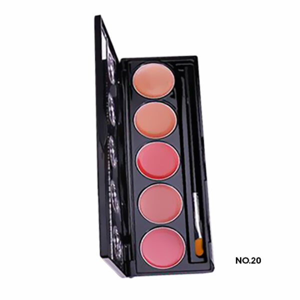 5 տեղանոց շրթներկի գունապնակ PALETTE LIP COLOR 5 PLACES - Image 2