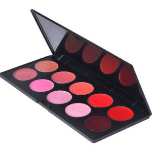 10-seater lipstick palette PALETTE LIP COLOR 10 PLACES